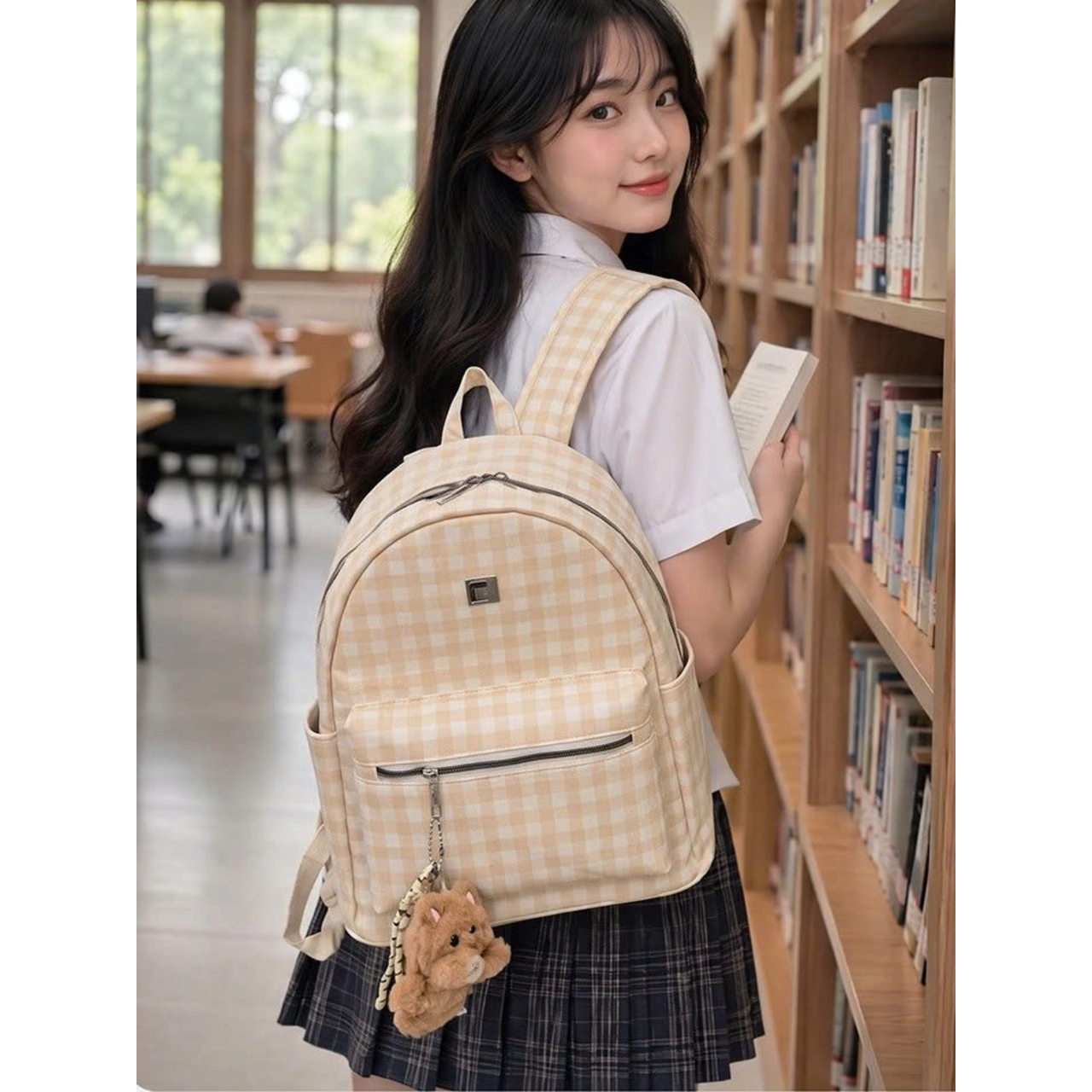 Balo Học Sinh Style Hàn Quốc Dễ Thương Balo Đeo Sau Lưng Sức Chứa Lớn Mẫu Mới Mới Nhất BL351