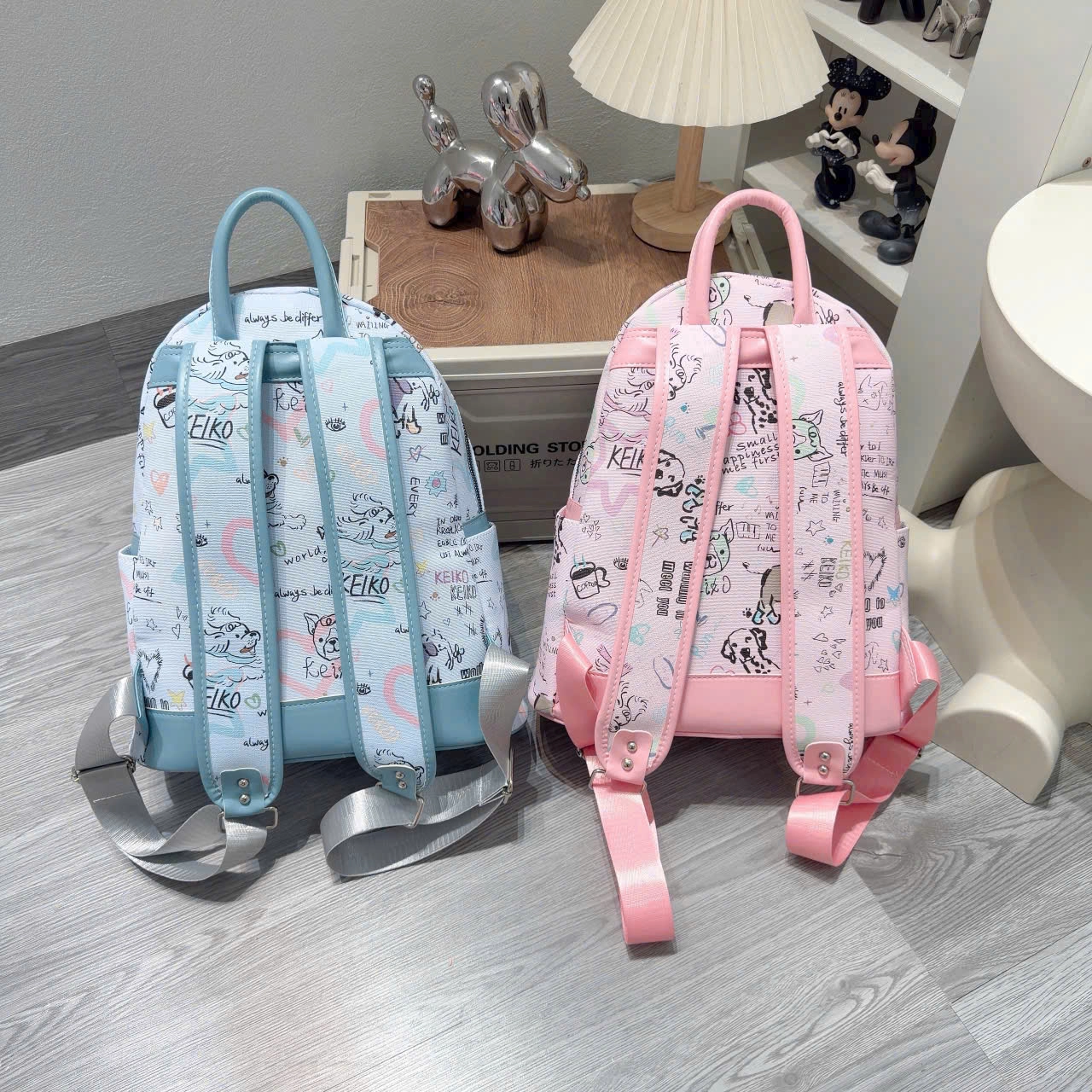 [ BACK TO SCHOOL ] Balo Cunbag Họa Tiết Vẽ Doodle Cá Tính Phong Cách Hàn Quốc Cho Học Sinh BL394