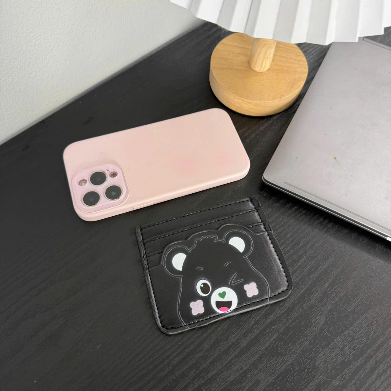 Ví Đựng Thẻ ATM Căn Cước Hình Gấu Béo Cute - Bóp Mini Cầm Tay Nhiều Ngăn CUN475