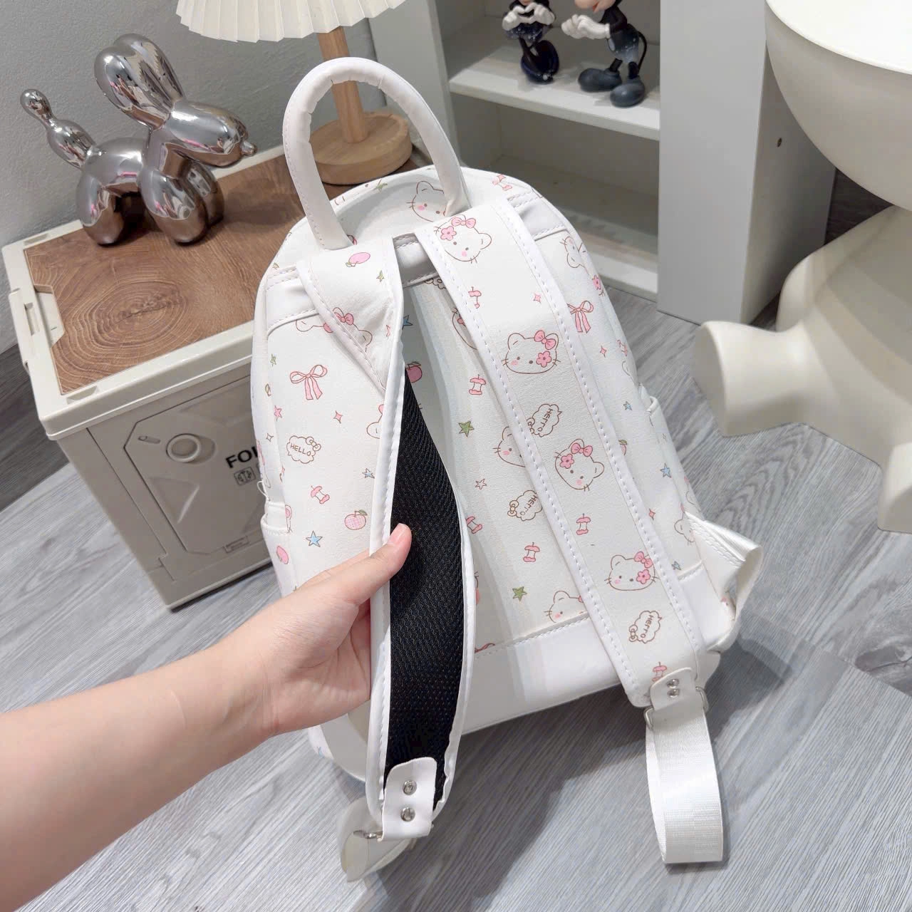 [ BACK TO SCHOOL ] [Tặng Móc Khóa] Balo Thời Trang Nữ In Hình Đáng Yêu Nhiều Ngăn Màu Sắc Pastel Dạo Phố BL392