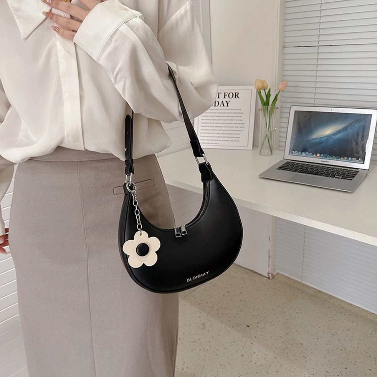 [ Xả Lỗ ] Túi Xách Nữ Cunstore Đeo Chéo Nữ 2024 New Phong Cách Hàng Quốc Bag Da Kem CUN026