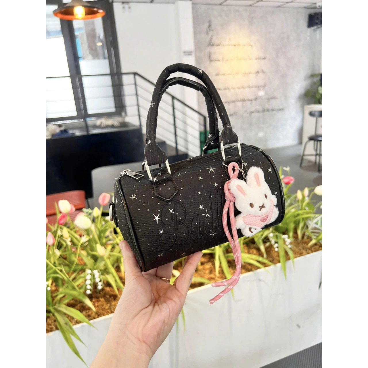 (Tặng Charm Thỏ) Túi Xách Nữ Cunbag Dáng Trống Tròn Nhỏ Gọn Đi Chơi Dạo Phố Thời Trang CUN371