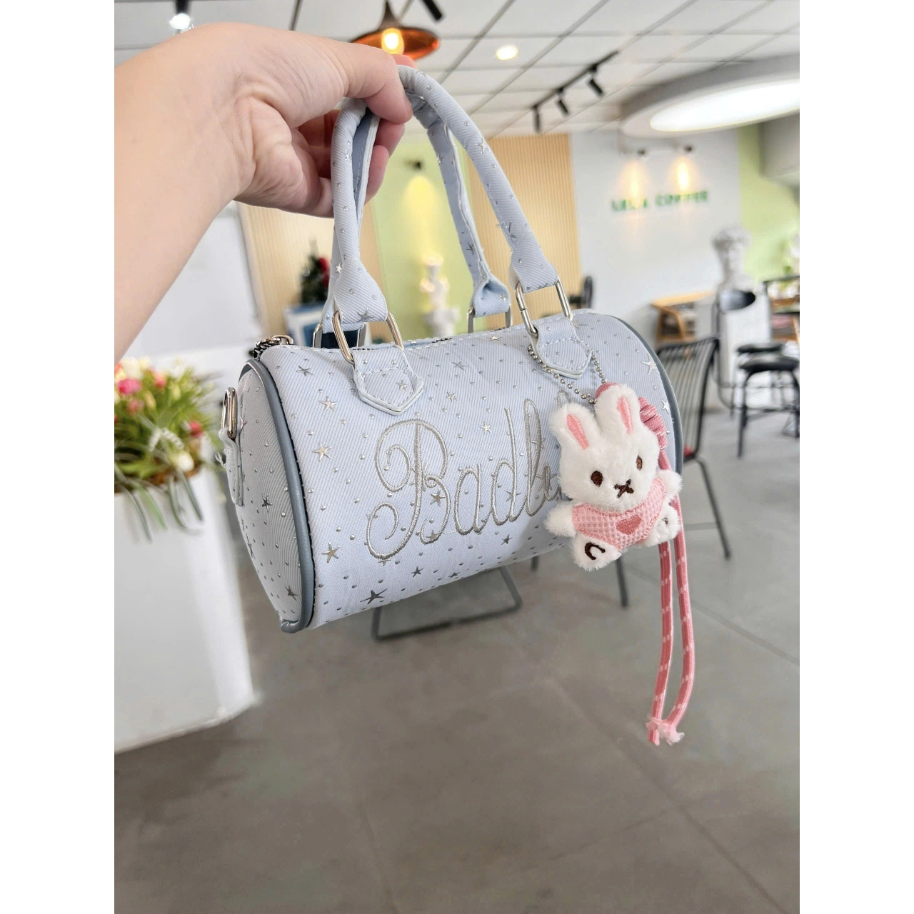 (Tặng Charm Thỏ) Túi Xách Nữ Cunbag Dáng Trống Tròn Nhỏ Gọn Đi Chơi Dạo Phố Thời Trang CUN371