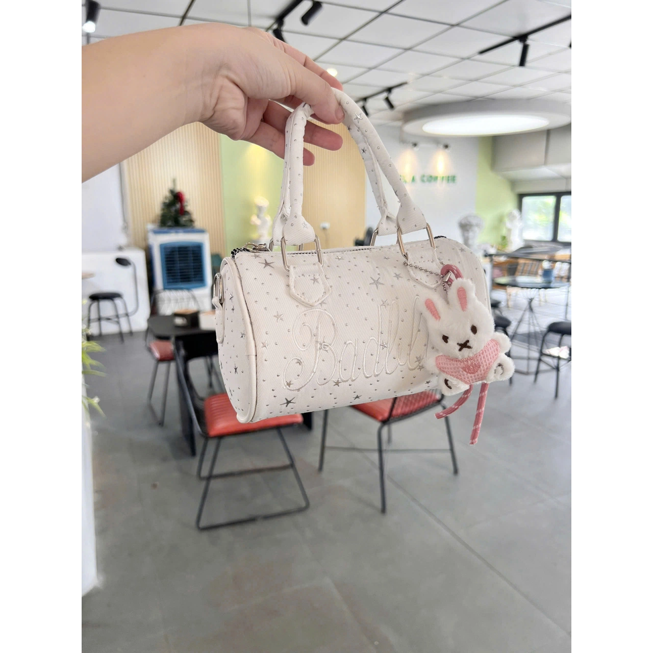 (Tặng Charm Thỏ) Túi Xách Nữ Cunbag Dáng Trống Tròn Nhỏ Gọn Đi Chơi Dạo Phố Thời Trang CUN371