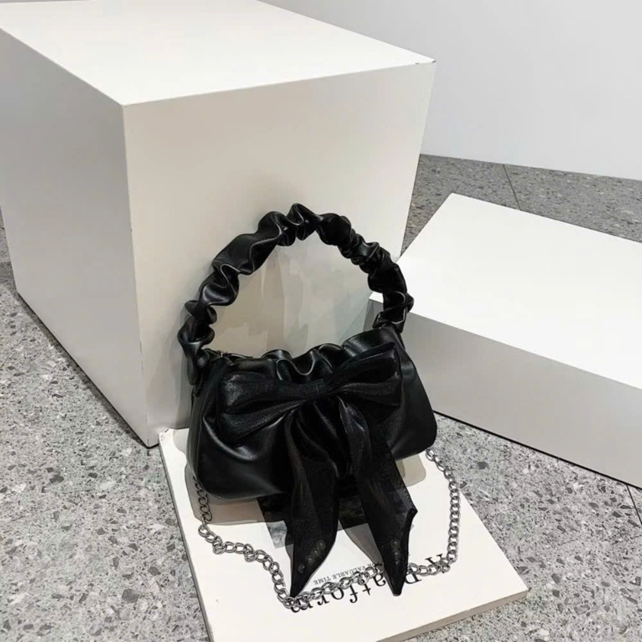 Túi Xách Nữ Cunbag Đeo Vai Kẹp Nách Thời Trang Thắt Nơ Thanh Lịch Sang Chảnh CUN301