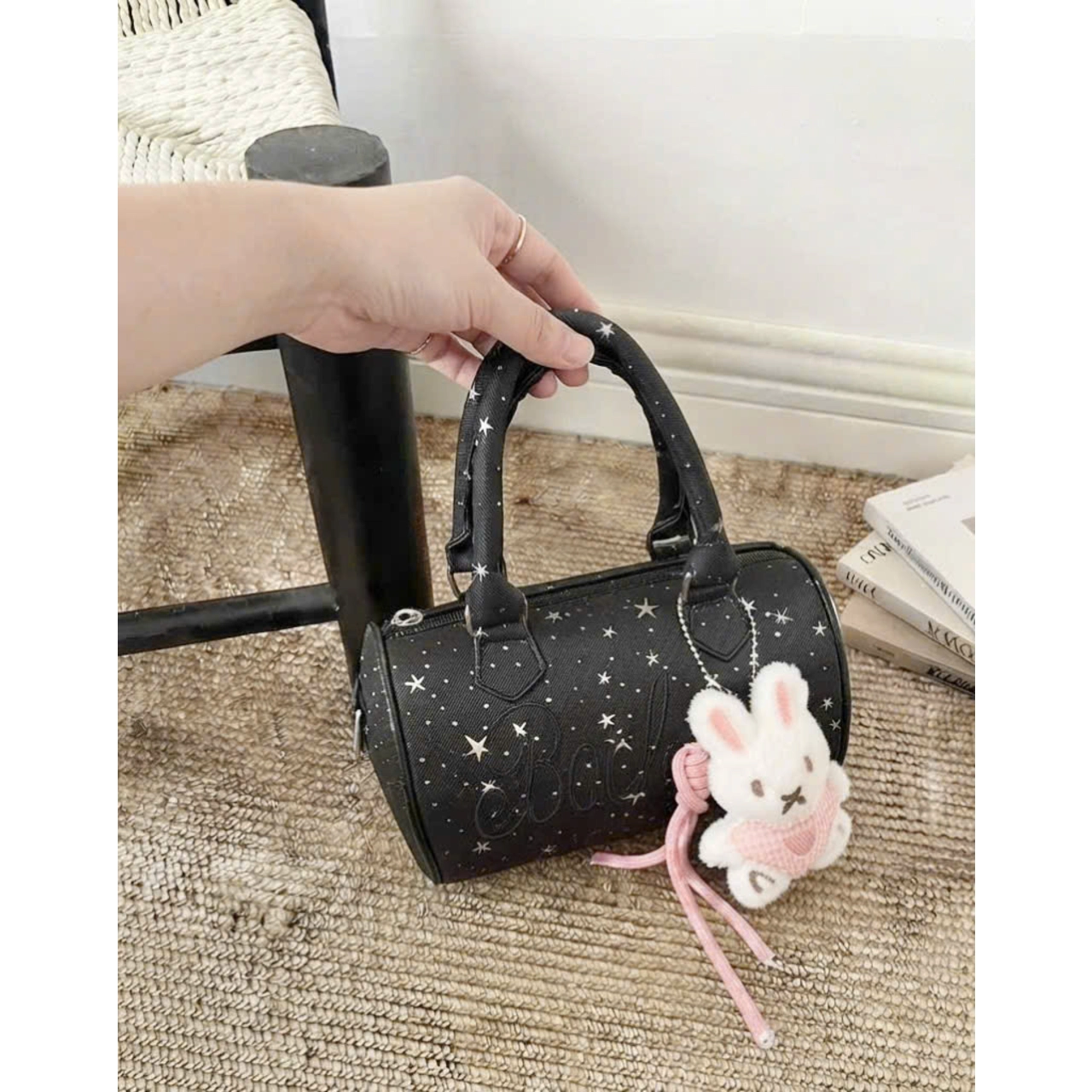 (Tặng Charm Thỏ) Túi Xách Nữ Cunbag Dáng Trống Tròn Nhỏ Gọn Đi Chơi Dạo Phố Thời Trang CUN371