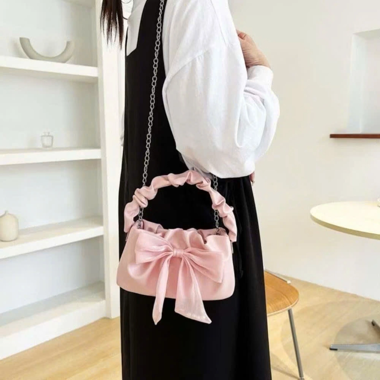 Túi Xách Nữ Cunbag Đeo Vai Kẹp Nách Thời Trang Thắt Nơ Thanh Lịch Sang Chảnh CUN301