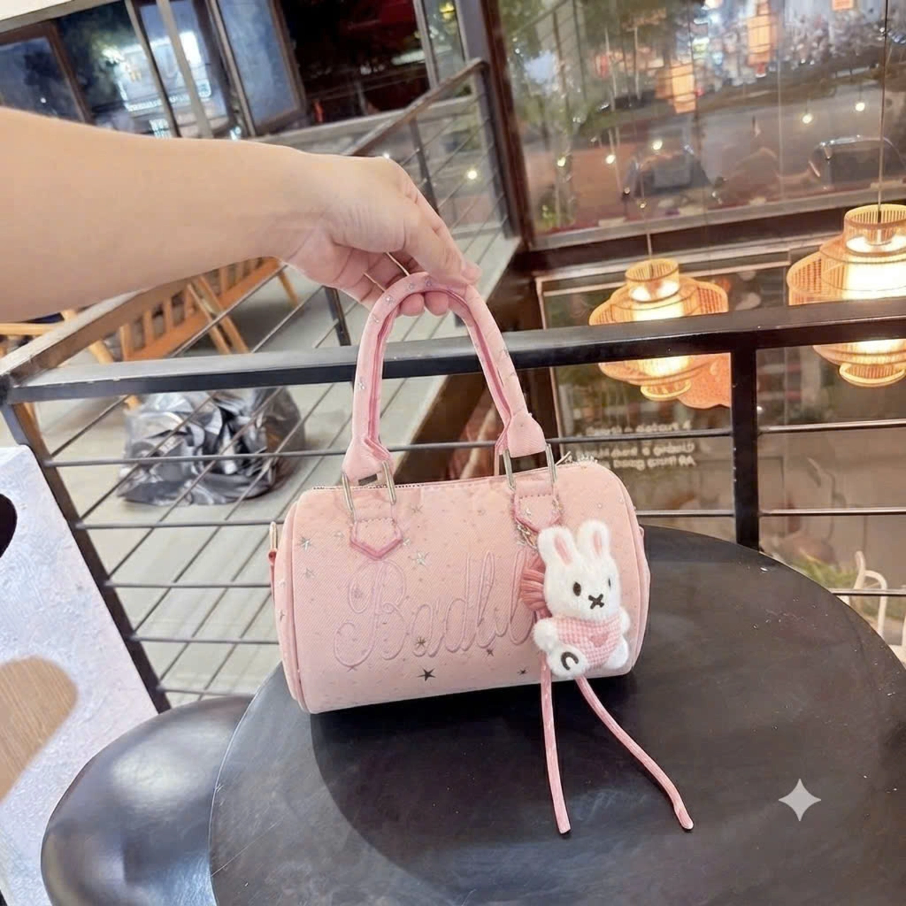 (Tặng Charm Thỏ) Túi Xách Nữ Cunbag Dáng Trống Tròn Nhỏ Gọn Đi Chơi Dạo Phố Thời Trang CUN371