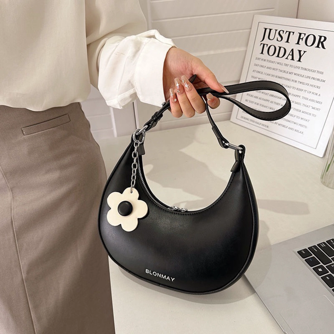[ Xả Lỗ ] Túi Xách Nữ Cunstore Đeo Chéo Nữ 2024 New Phong Cách Hàng Quốc Bag Da Kem CUN026